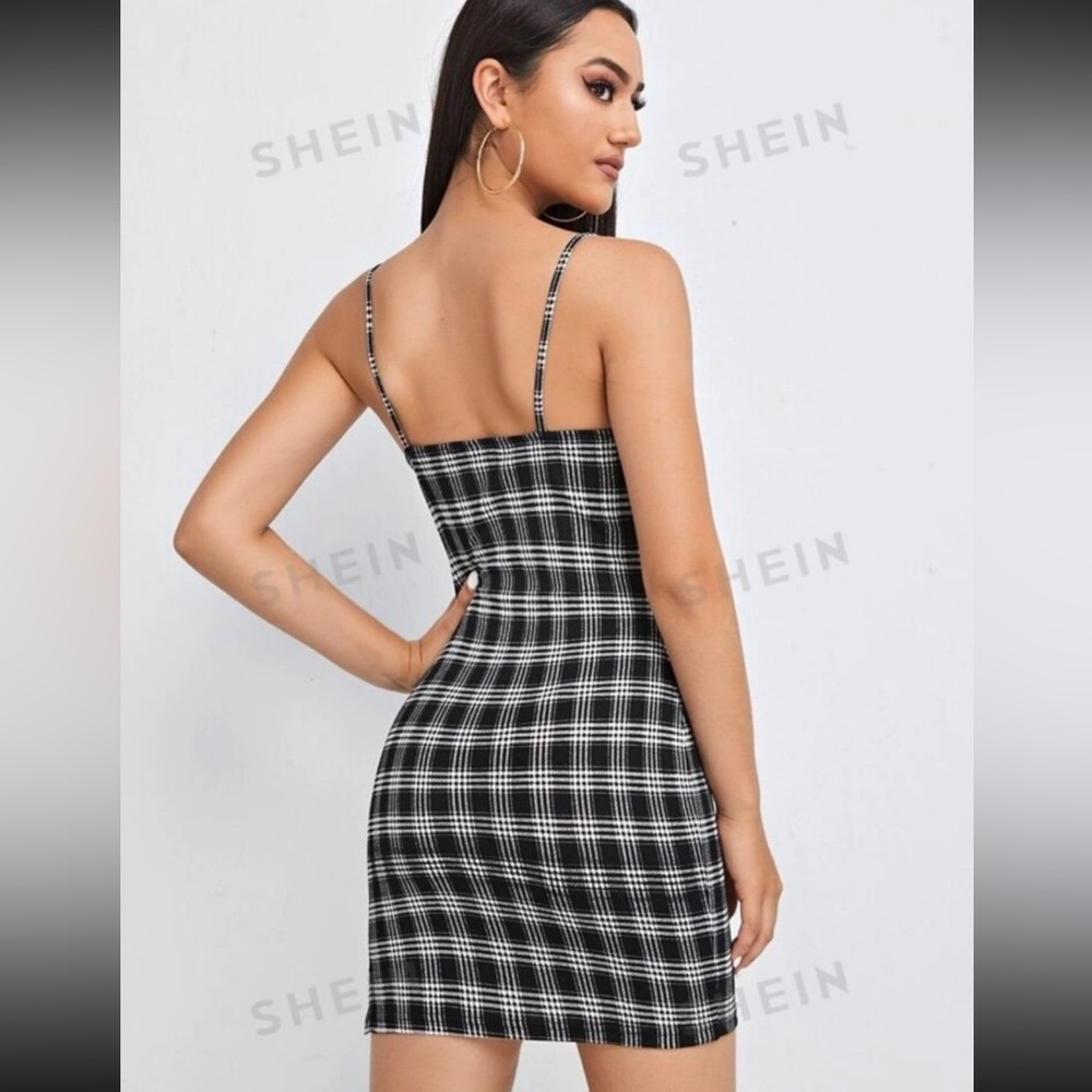 SHEIN beautiful Fall autumn strap holiday dress small